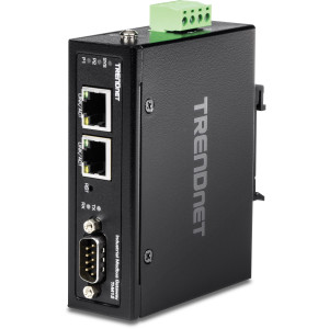 TRENDnet TI-M12 Modbus TCP to Serial RTU/ASCII Gateway, wide temperature range, IP30 rated